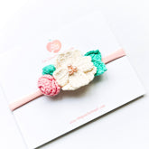🌸 Blooming Garden Crochet Headband